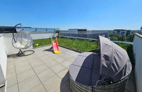 City Center Rooftop 7pers Parking Disney Paris free wifi - Foto 1