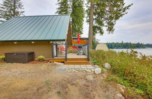 Steps to Sacheen Lake Cute Studio Cabin with Deck - Foto 20
