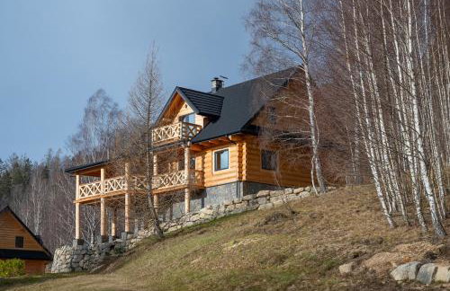 AleBale Przesieka luksusowy dom z bali z widokiem na Karkonosze - Foto 33