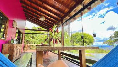 Casa Rosa - Paraíso na Natureza piscina natural, Wi-Fi - 25 minutos do centro - Foto 5