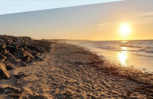 Les dunes, maison neuve 8 p bien équipée jardin clos, terrasse équipée, parking, garage à 850 m de la plage et centre bourg, sur plages du débarquement près Arromanches et Bayeux, chiens bienvenus - Foto 34
