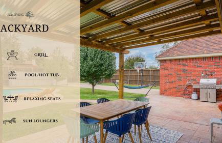 Spacious 6BR Pool Hot Tub & Game Room - Foto 47