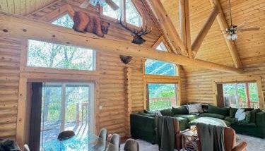 Large Off-Grid Luxury Cabin- creek land & views - Foto 4