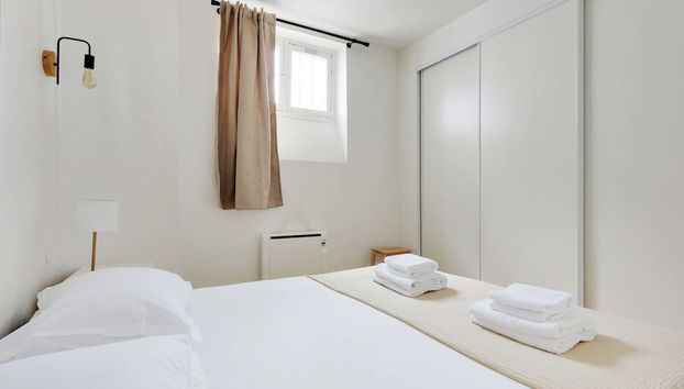 Charming Appt - 1bd/2p - Near Canal Saint Martin - Foto 5, Habitación