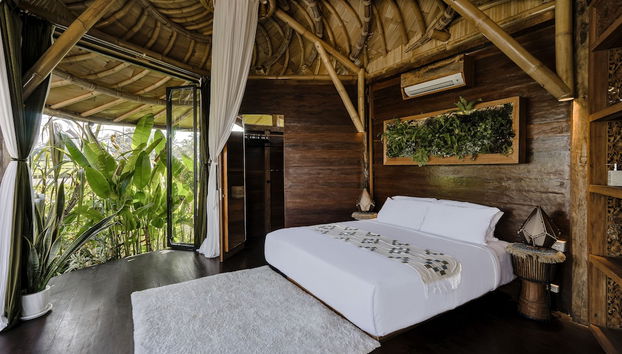 Earthship Ubud Eco Villa - Foto 5, Habitación