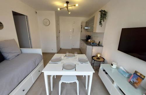 Charmant apt calme - proche plage et aéroport - climatisé - parking privé gratuit - Foto 44