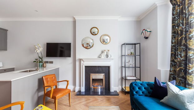 Zona de estar del vestíbulo