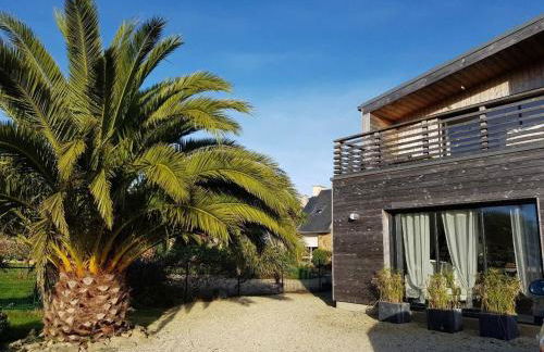 Villa bois à 500m plage avec jardin clos, WIFI et parking - Ile Grande - FR-1-368-215 - Foto 6