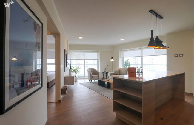 w Deluxe 2BR w Panoramic Terrace in Miraflores - Foto 31