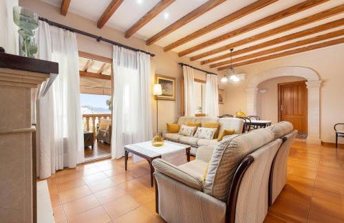 Villa Teix de Bonaire para 10, jardines y vista mar - Foto 15