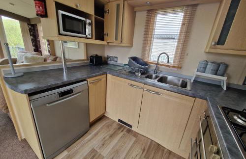 The Beach Hideaway Pet Friendly 2 Bedroom Static Caravan Clarach Bay - Foto 4