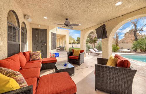 Ranch villa 1 level on half acre 8-min from Strip - Foto 53