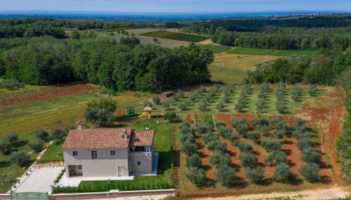 Villa Stella Polaris for 8 persons in Central Istria with private pool, sea view, large garden & kids playground - Foto 5