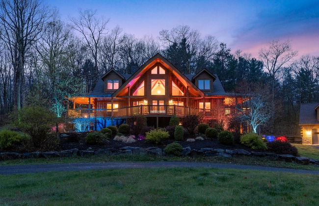 Sun-filled Log Home on 20 Prvt Acres Nr Rhinebeck - Foto 1