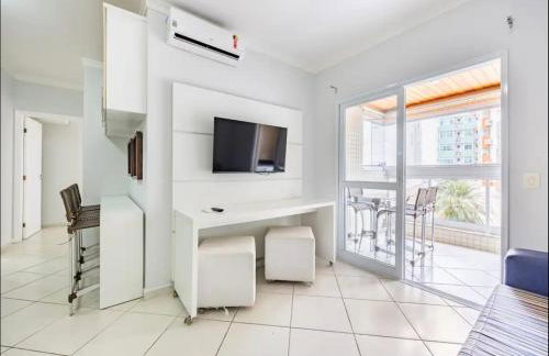 Canto nobre da Praia Grande - Apartamento completo e confortável - Foto 8