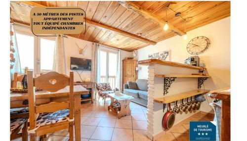 Appartement au pied des pistes 4 pers box à ski - Foto 1