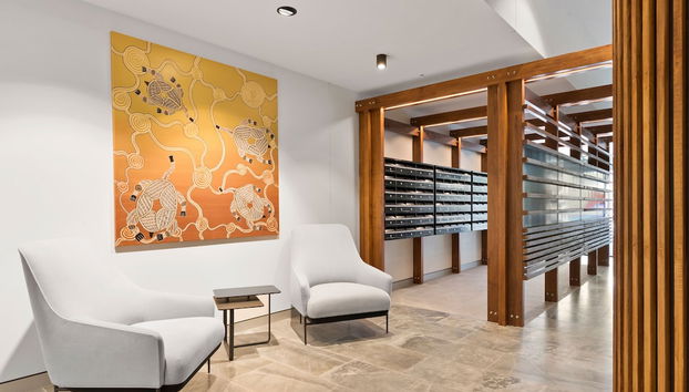 Zona de estar del vestíbulo