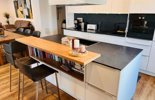 Apartments bei Playmobil EG,130m2,große Terassen,24h Self Check-in, free Parking - Foto 8