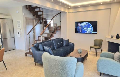 Seaside Luxury Villa-Maisonette Makinia 135sqm , 15' Nafpaktos - Foto 16