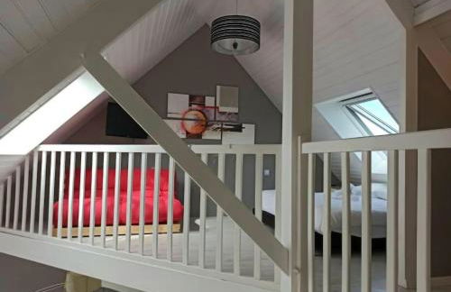 Superbe loft 90m² proche parc expo Nantes (6p) - Foto 22