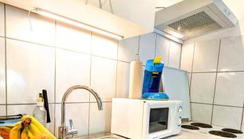 Monteurswohnung Kassel Ferienwohnung Kiwi Parkplatz Küche 1- 4 Personen EG Modern - Foto 4