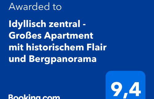 Idyllisch zentral - Großes Apartment mit historischem Flair und Bergpanorama - Foto 30