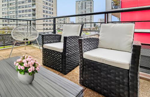 T3 moderne, balcon, parking, proche centre ville - Foto 23