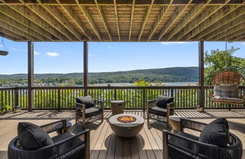 Lakeview Villa with Private Hot Tub, Firepit & Breathtaking Cliff Views - Foto 29