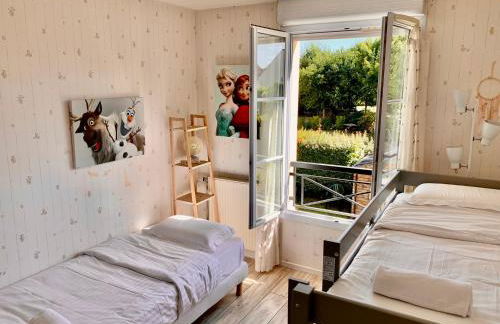 DISNEY & PARIS Happy Villa for 10 persons with Private Garden & Terrace 4 bedrooms, 3 bathrooms FIBER Wifi Netflix & free Parking - Foto 25