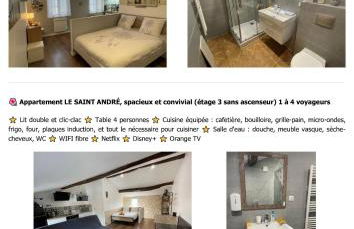 Chez Jean-Yves et Zoé - LE SAINT ANDRÉ - Au calme, Très propre, Proche parkings, Clim - Foto 28