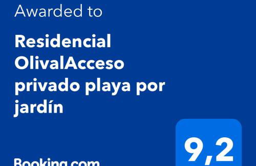 Residencial Olival-Acceso privado playa por jardín - Foto 17