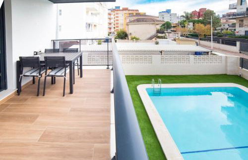 Gandia Playa Moderna - nuevo con piscina y parking, 2 banos, playa 300 m, grau 300 m - Photo 52