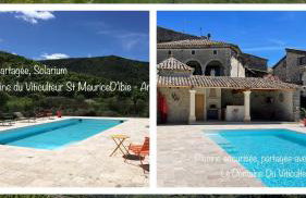 Gite les Oliviers - Le Domaine du Viticulteur - St Maurice d Ibie - Foto 2