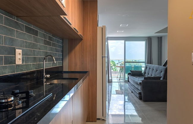 Flat moderno Praia de Serrambi BFS312 - Foto 22