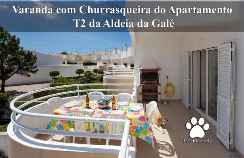 Os Apartamentos A Ramos na Praia da Galé Estão inserido em Condomínio com PISCINA, Fica apenas a 350 Metros da Praia da Galé - Apartamentos com Ar Condicionado tanto nos Quartos como na Sala, Smart TV com Prime Vídeo e Cozinha Completa - Foto 19