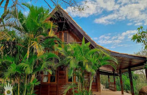 Chalé europeu com vista para natureza no interior - Foto 1