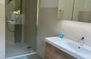 Ferienwohnung Waldesruh mit Kaminofen und Balkon - Foto 13