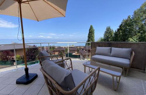 Magnifique Appart rénové Evian Duplex vue Lac 8 pers - Foto 44