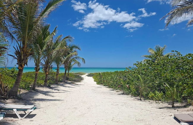 Arena y Mar Beachfront House, El Cuyo by The Spot Rentals - Foto 1