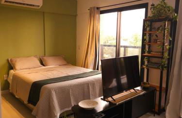 Studio para até 3 pessoas no centro de Belém, com vaga e psicina - Photo 4