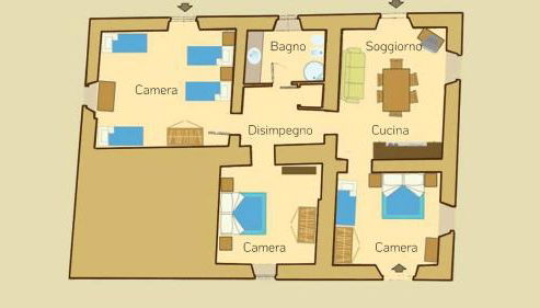 Appartamenti con cucina nelle colline toscane - Foto 2