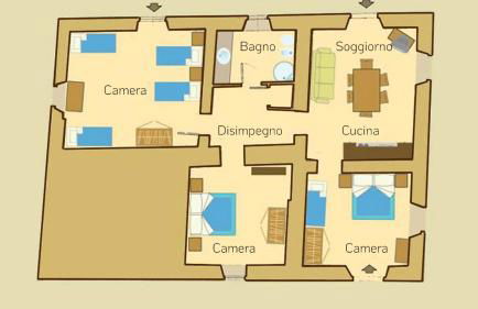 Appartamenti con cucina nelle colline toscane - Foto 2