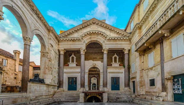 Arquitetura do palácio de Diocleciano