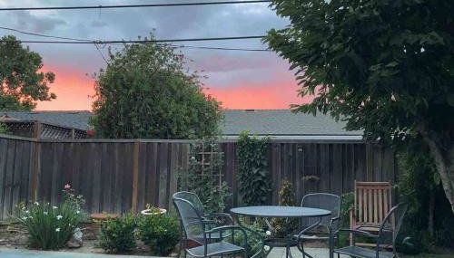 10 mins to SJC Fastest 2 Gigabit WiFI Open Floor BBQ Grill Fireplace Fenced Yard Pet Friendly - Foto 4, Garden, Garden view