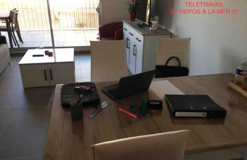 T2 neuf + piscine, 5 mn à pied des plages - Foto 9