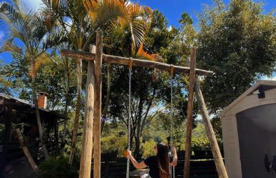 Sítio com piscina, churrasqueira, lareira, fogão à lenha, mesa de sinuca e vista para as montanhas - Foto 19