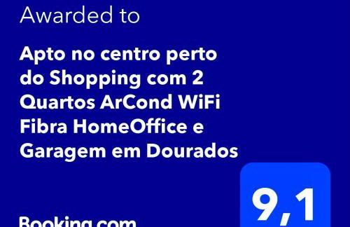Apto no centro perto do Shopping com 2 Quartos de Casal ArCond WiFi 500megas HomeOffice e Garagem em Dourados - Photo 2