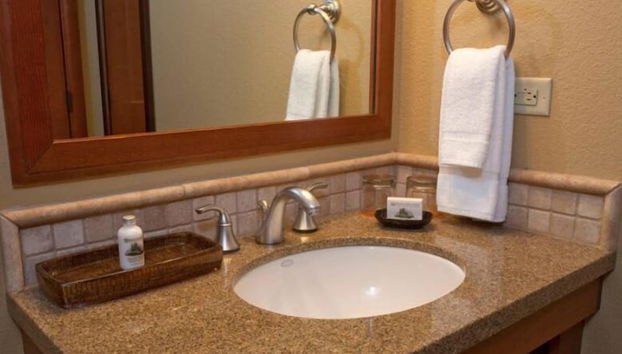 Lavatório na casa de banho