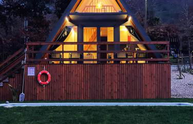 Chalés Luna in rio A-Frame Romântica no Gerês com vista Rio - Foto 2