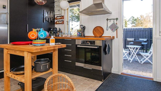 7 Person Holiday Home in Knebel - Foto 4, Cocina privada